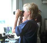 Picture of children looking through binoculars
